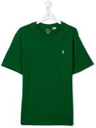 Ralph Lauren Kids Teen Logo Embroidered T-shirt - Green