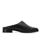 Serpui Leather Mules - Black