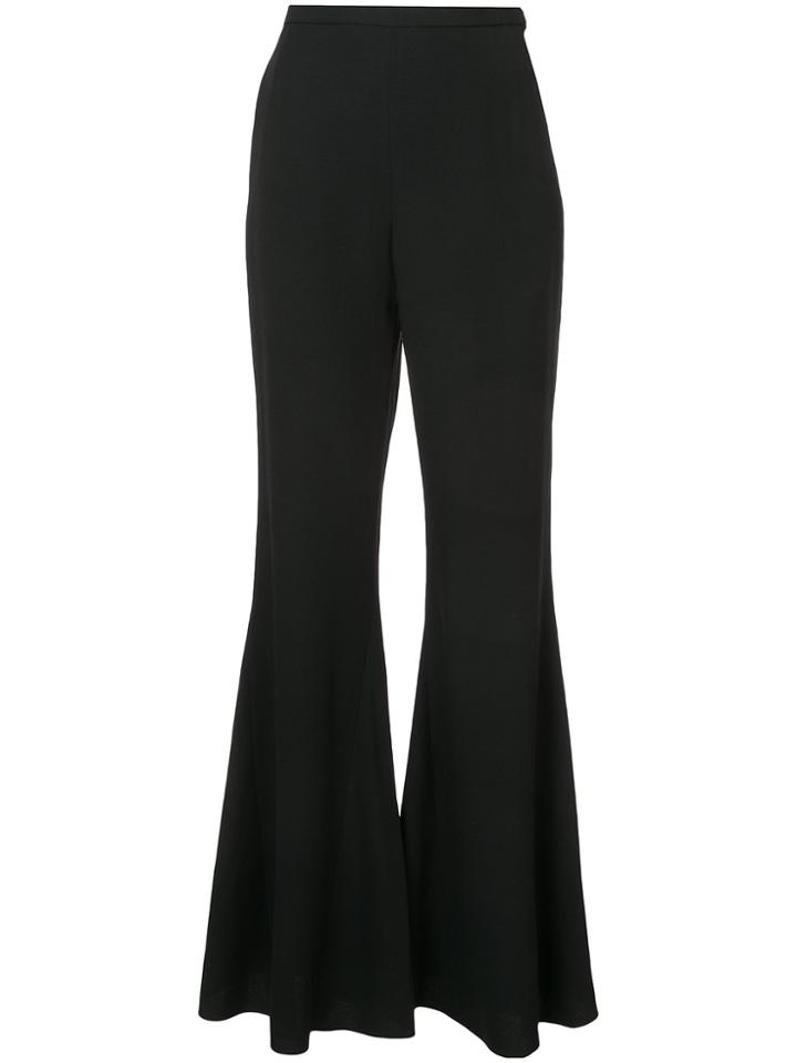 Rosetta Getty Bell Bottom Trousers - Black