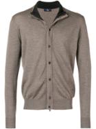 Fay Button-up Cardigan - Brown