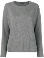Aspesi Cashmere Fine Knit Sweater - Grey
