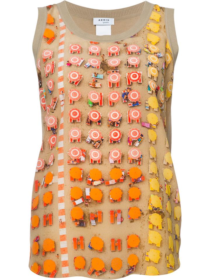 Akris Punto - Riviera Tank Top - Women - Cotton - 6, Cotton