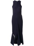 Victoria Beckham Slim-fit Panelled Dress - Blue