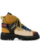 Dsquared2 Colour-block Hiking Boots - Brown
