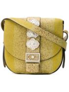 Etro - Embellished Buckle Bag - Women - Leather - One Size, Green, Leather