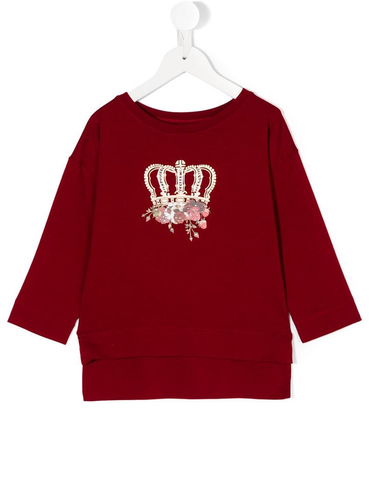 Lapin House - Crown Sweatshirt - Kids - Spandex/elastane/viscose - 12 Yrs, Red
