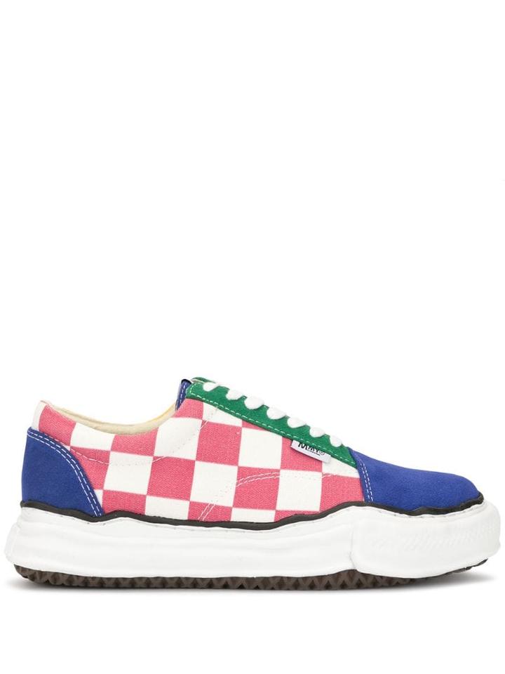 Maison Mihara Yasuhiro Check Print Sneakers - Multi