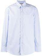 Brunello Cucinelli Checked Button Down Shirt - Blue