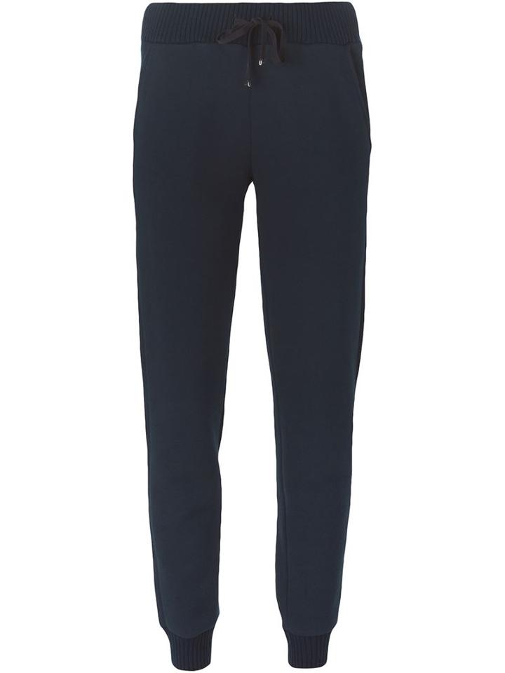 Moncler Classic Track Pants, Size: Large, Blue, Cotton
