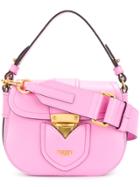 Moschino Mini Satchel Shoulder Bag - Pink & Purple