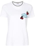 Miu Miu Embellished Logo T-shirt - White