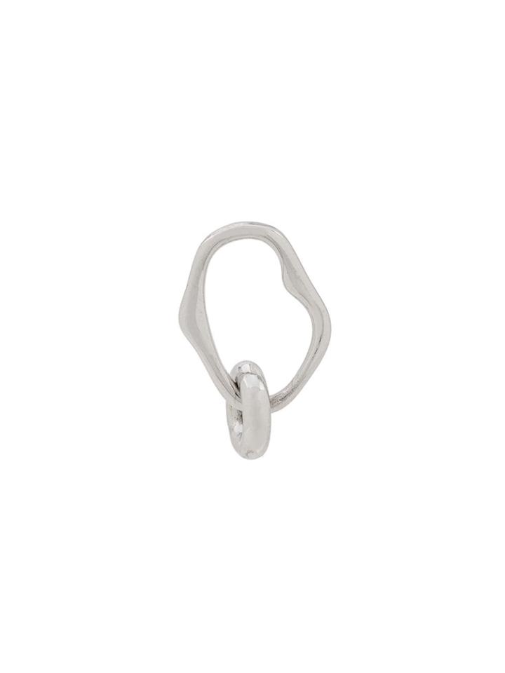 Maria Black Midnight Mini Earring - Silver