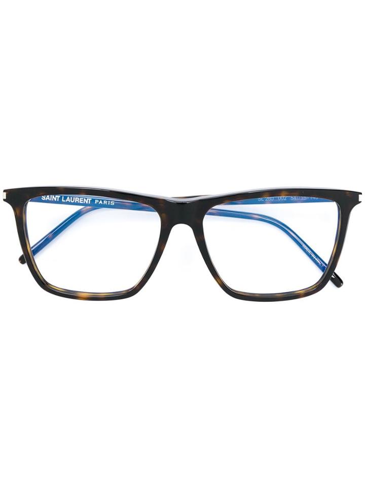 Saint Laurent Eyewear Classic Sl 260 Eyeglasses - Brown