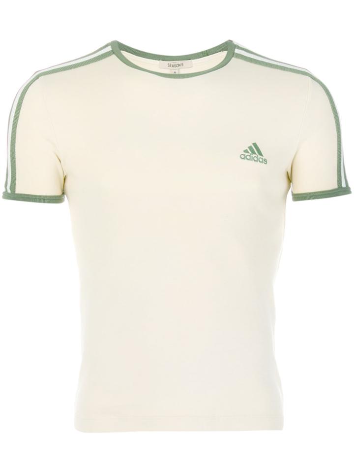 Yeezy Yeezy X Adidas Embroidered Logo T-shirt - Nude & Neutrals