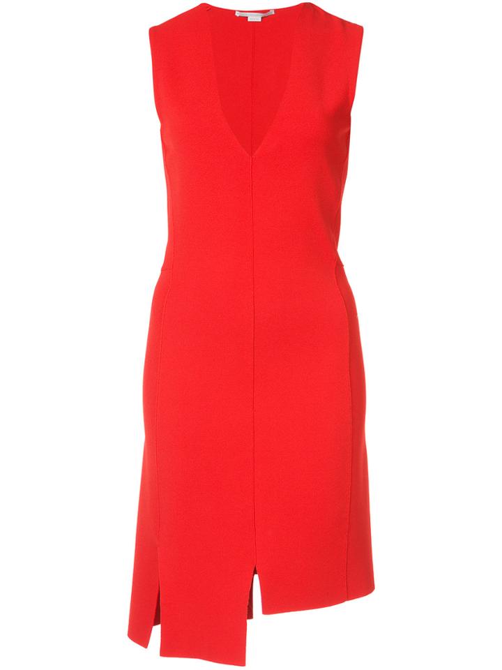 Stella Mccartney Asymmetric Hem Dress - Red