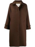 Mackintosh Blackridge Brown Check Wool Oversized Overcoat Lm-070f