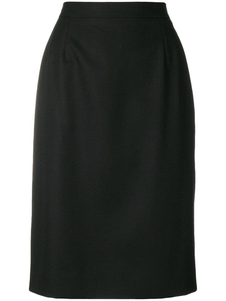 Yves Saint Laurent Vintage 1980's Skirt - Black