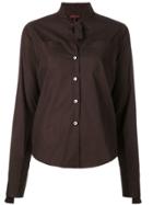 Romeo Gigli Pre-owned Tied Detailing Shirt - Brown