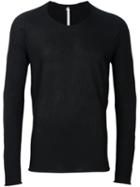 Label Under Construction Bent Sleeve Jumper