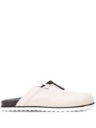 Buscemi Pietro Drawstring Slides - White