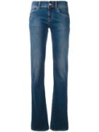Soft Flared Jeans - Women - Cotton/spandex/elastane - 28, Blue, Cotton/spandex/elastane, Armani Jeans