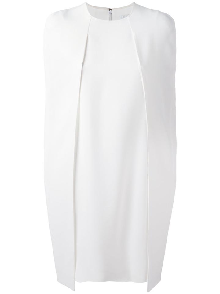 Gianluca Capannolo Slit Sleeves Dress, Women's, Size: 38, White, Viscose/acetate