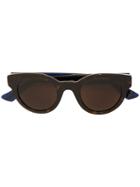 Gucci Eyewear Round Framed Sunglasses - Brown