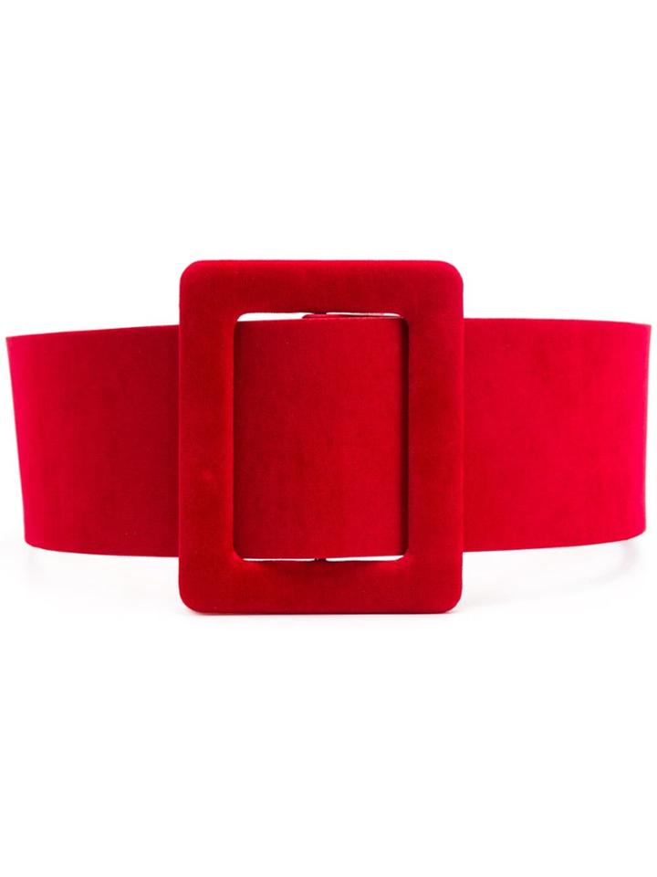 Marc Ellis Wide Buckle Belt - Red