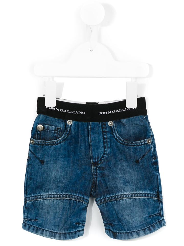 John Galliano Kids Denim Shorts, Infant Boy's, Size: 6 Mth, Blue