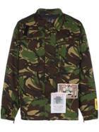 Martine Rose Military Camouflage Print Jacket - Green