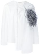 Christopher Kane Layered Long Sleeve Shirt - White