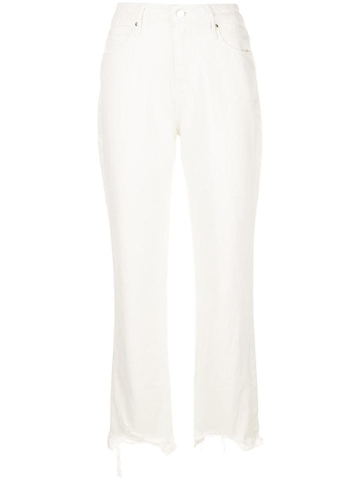 Rta Low Rise Straight-leg Jeans - White