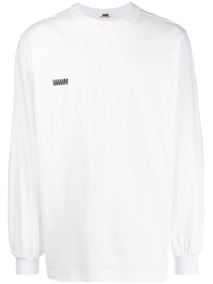 Wwwm Logo Print Sweatshirt - White