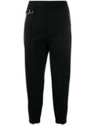 Neil Barrett Chain Strap Tapered Trousers - Black
