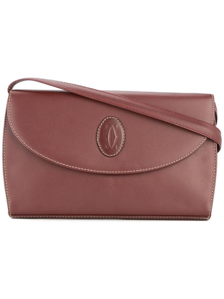 Cartier Vintage Cartier Must De Cartier Cross Body Shoulder Bag - Red