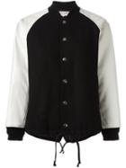 Comme Des Garçons Girl Drawstring Bomber Jacket, Size: Medium, Black, Wool/nylon/polyester/polyester