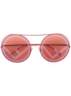 Fendi Eyewear Run Away Sunglasses - Red