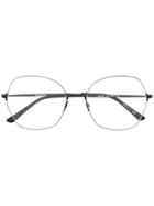 Balenciaga Eyewear Oversized Glasses - Black