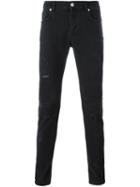 Versus Skinny Trousers, Men's, Size: 33, Black, Polyester/cotton/spandex/elastane