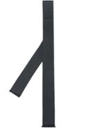 Saint Laurent Fringed-hem Neck Tie - Black