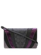 Coach Wave Patchwork Clutch Bag - Black