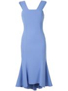 Ginger & Smart Flared Hem Midi Dress - Blue