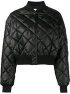 Stella Mccartney Crop Quilted Puffer Jacket - Black