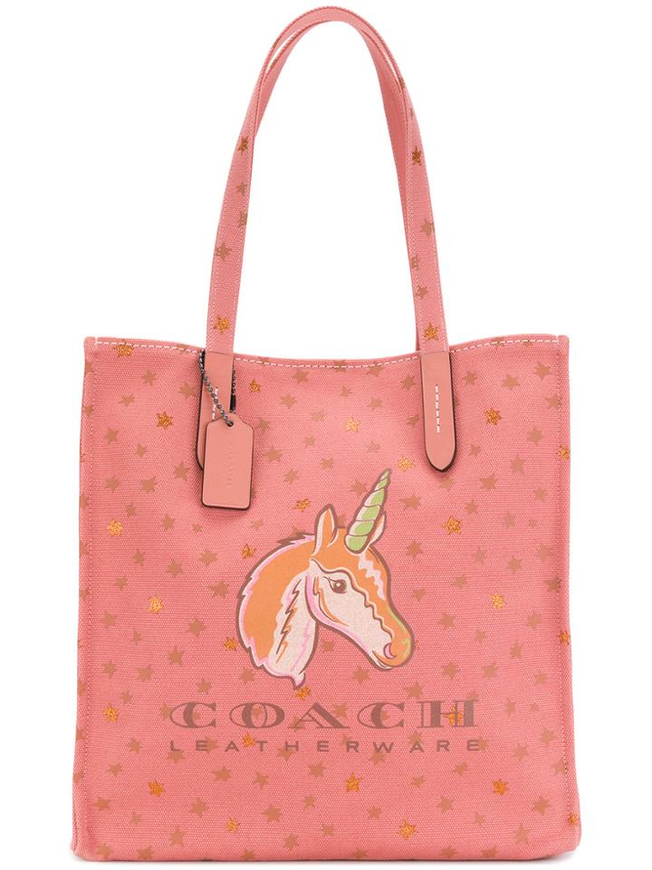 Coach Uni Tote Bag - Pink & Purple