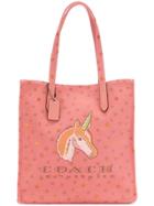 Coach Uni Tote Bag - Pink & Purple