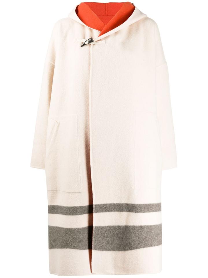 Plantation Hooded Knit Coat - Neutrals