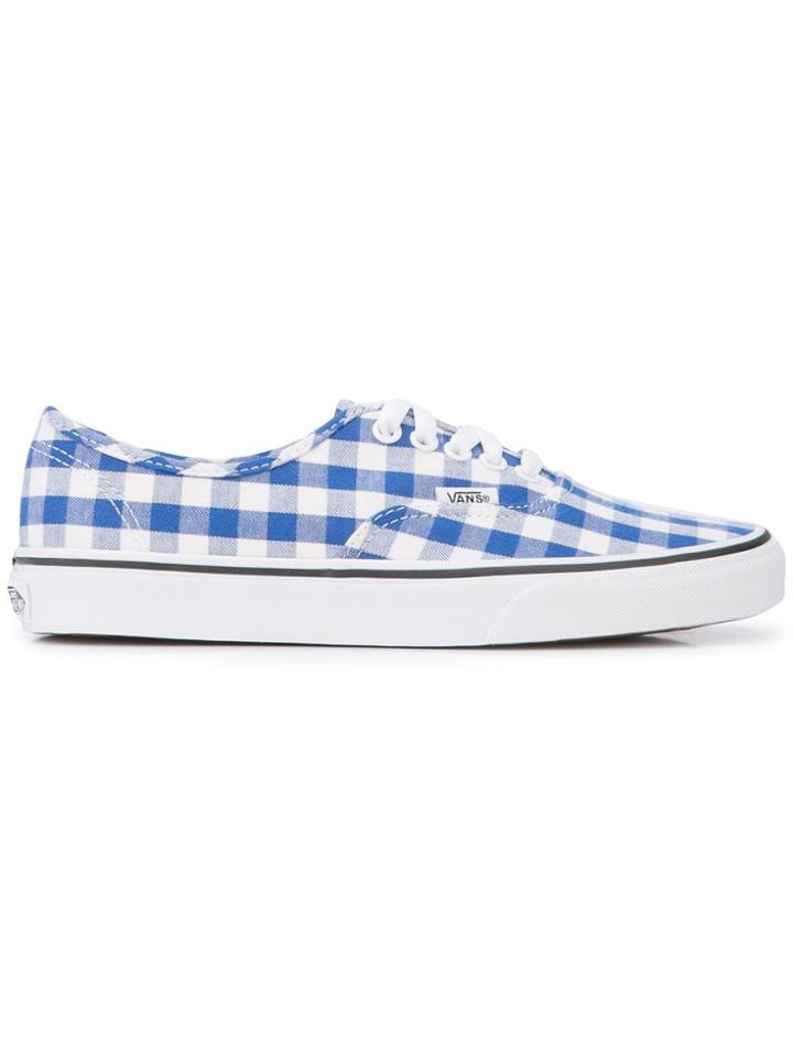 Vans Authentic Gingham Sneakers - Blue