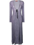 Missoni Glitter Knitted Long Cardigan - Blue