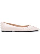 Tod's Gommini Studded Ballerinas - Pink & Purple