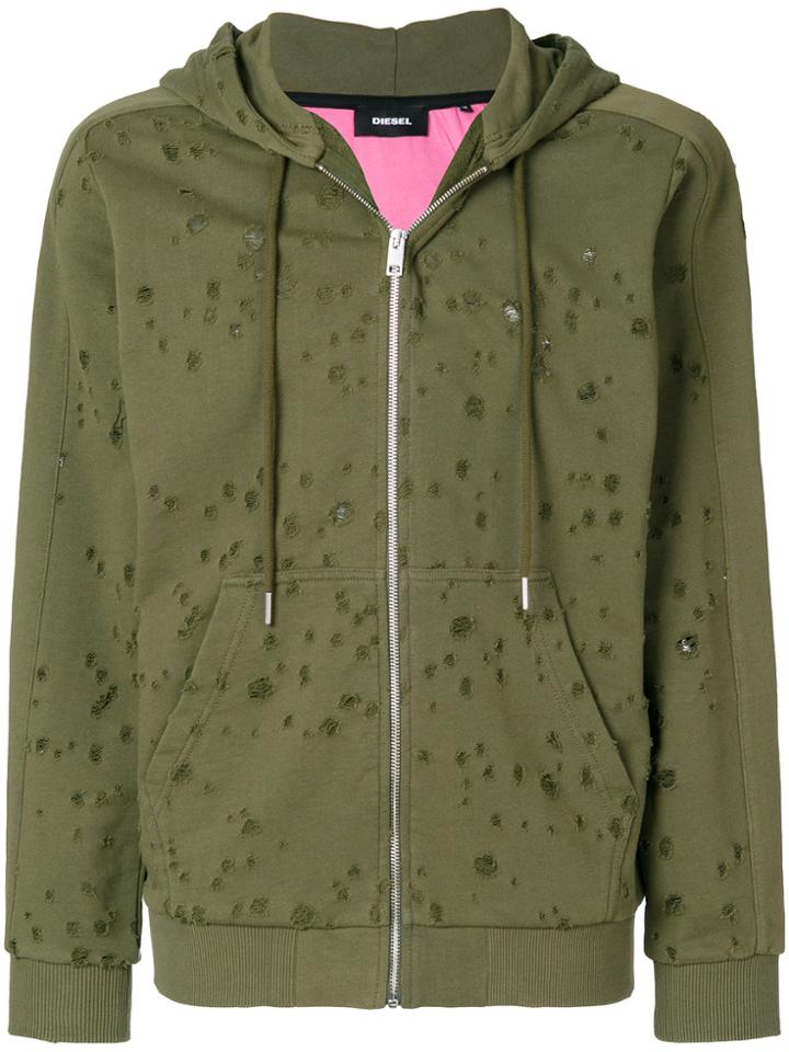 Diesel S-lesik Hoodie - Green
